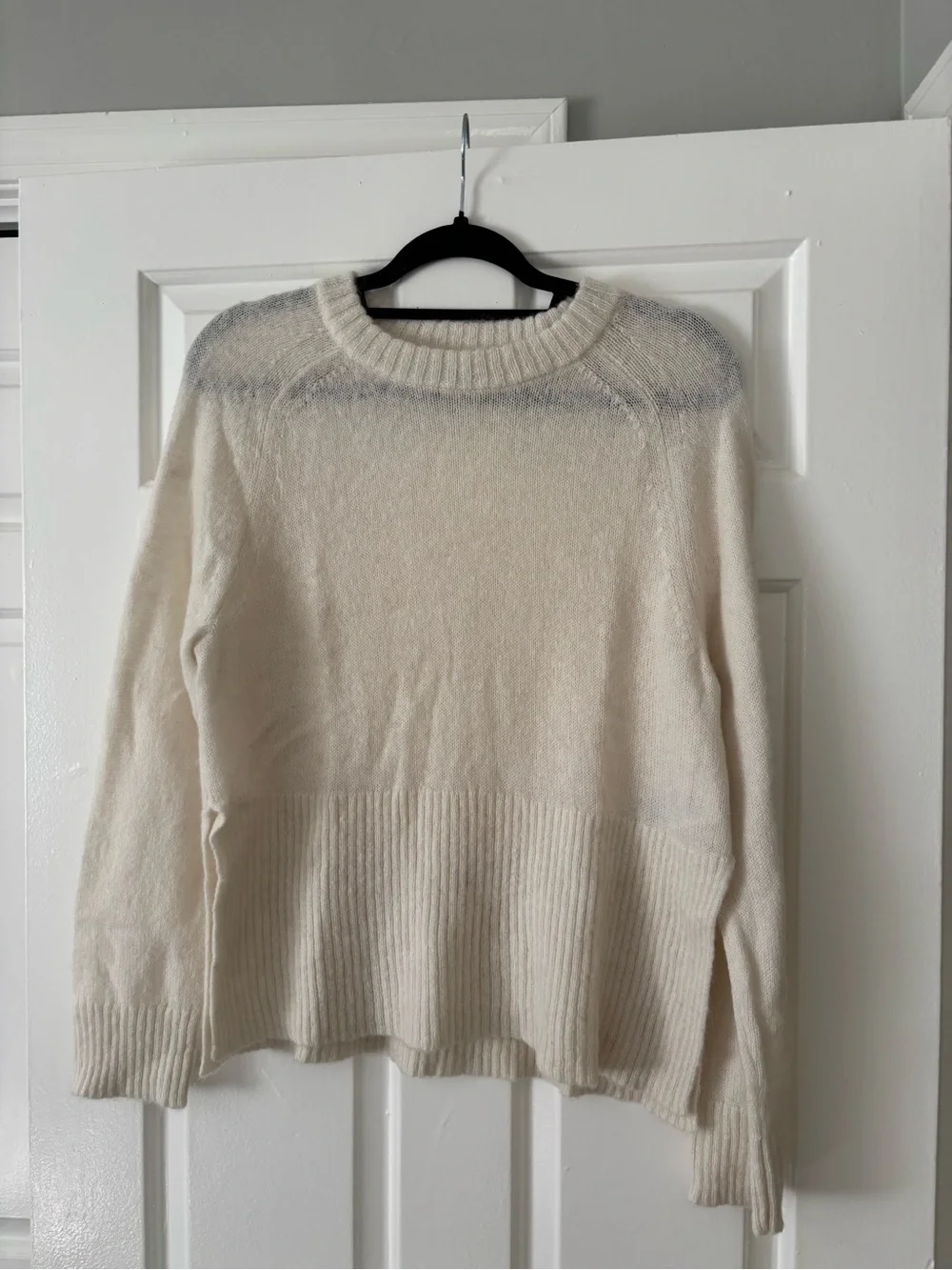 J.Crew Alpaca Blend Crewneck Sweater | Size Small | Ivory